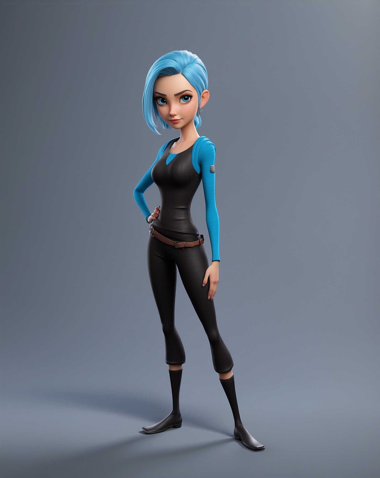 AlbedoBase_XL_a_render_3d_in_Maya_of_a_character_for_animation_2